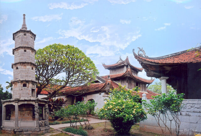 Quang cảnh chùa Bút Tháp - Bắc Ninh 