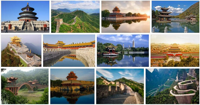 Tham quan top địa điểm du lịch Trung Quốc 