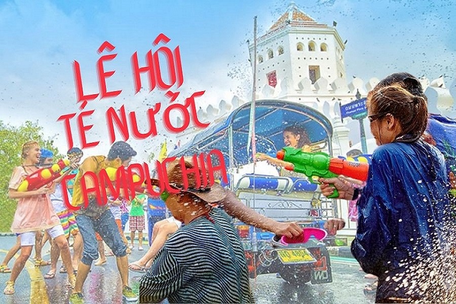 Lễ té hội nước ở Campuchia - cẩm nang du lịch mùa lễ hội phải biết