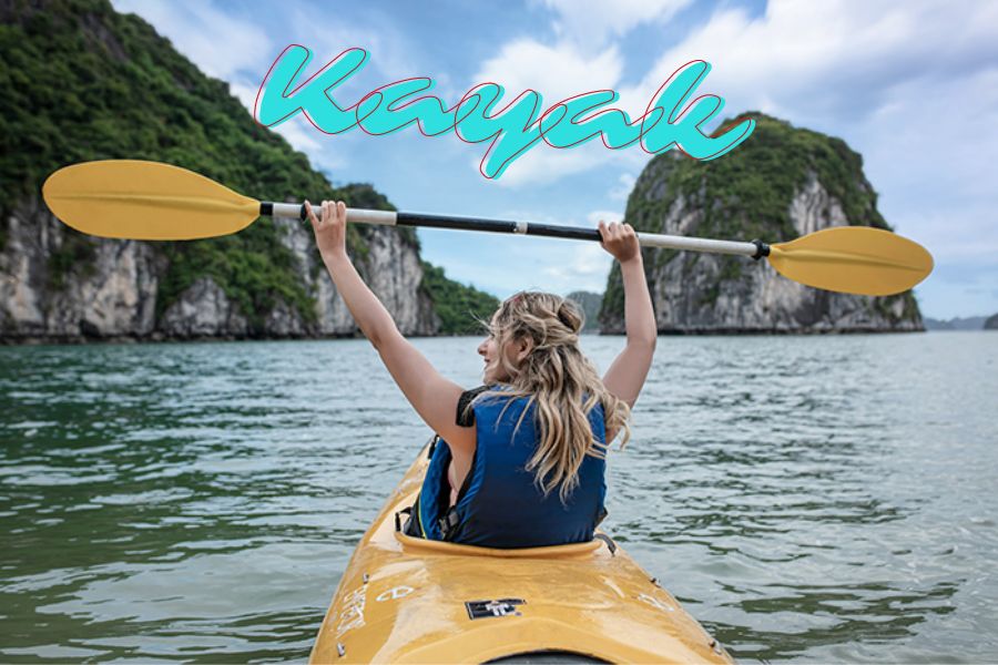 Thử chèo thuyền Kayak Hạ Long kiểu mới, bỏ qua “cực phí”
